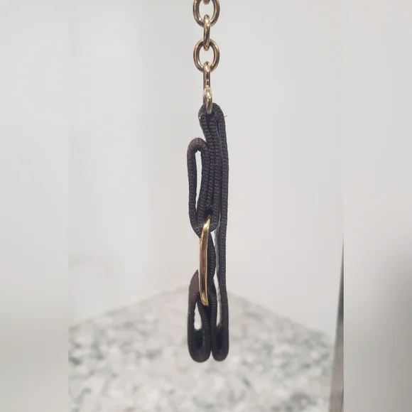 Salvatore Ferragamo Brown Vara Ribbon Keychain  - Picture 6 of 7